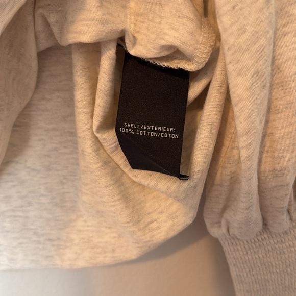 7 for all mankind 100% cotton long sleeve cream puff sleeve blouse, size small - Picture 6 of 10